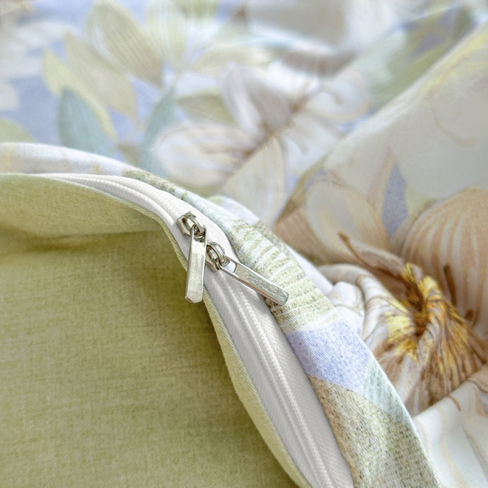 91家纺网 家纺一手货源 找家纺 海洋家纺 2025新款100%全棉磨毛数码印花四件套加厚全棉四件套-提供买家秀 柔晨 绿