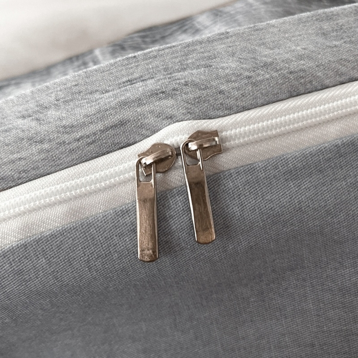 91家纺网 家纺一手货源 找家纺 海洋家纺 2025新款100%全棉磨毛数码印花四件套加厚全棉四件套-提供买家秀 苏菲庄园 灰