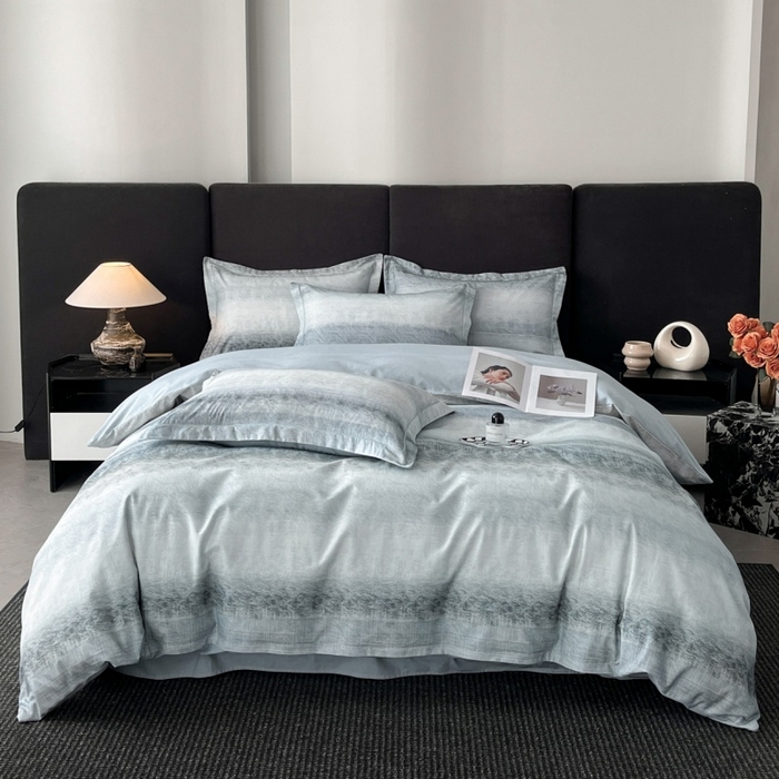 91家纺网 家纺一手货源 找家纺 海洋家纺 2025新款100%全棉磨毛数码印花四件套加厚全棉四件套-提供买家秀 苏菲庄园 绿