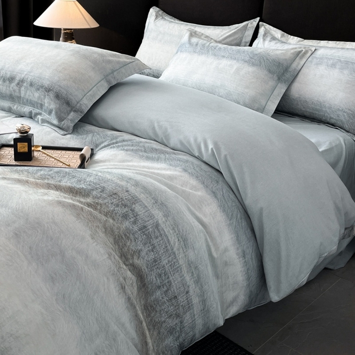 91家纺网 家纺一手货源 找家纺 海洋家纺 2025新款100%全棉磨毛数码印花四件套加厚全棉四件套-提供买家秀 苏菲庄园 绿