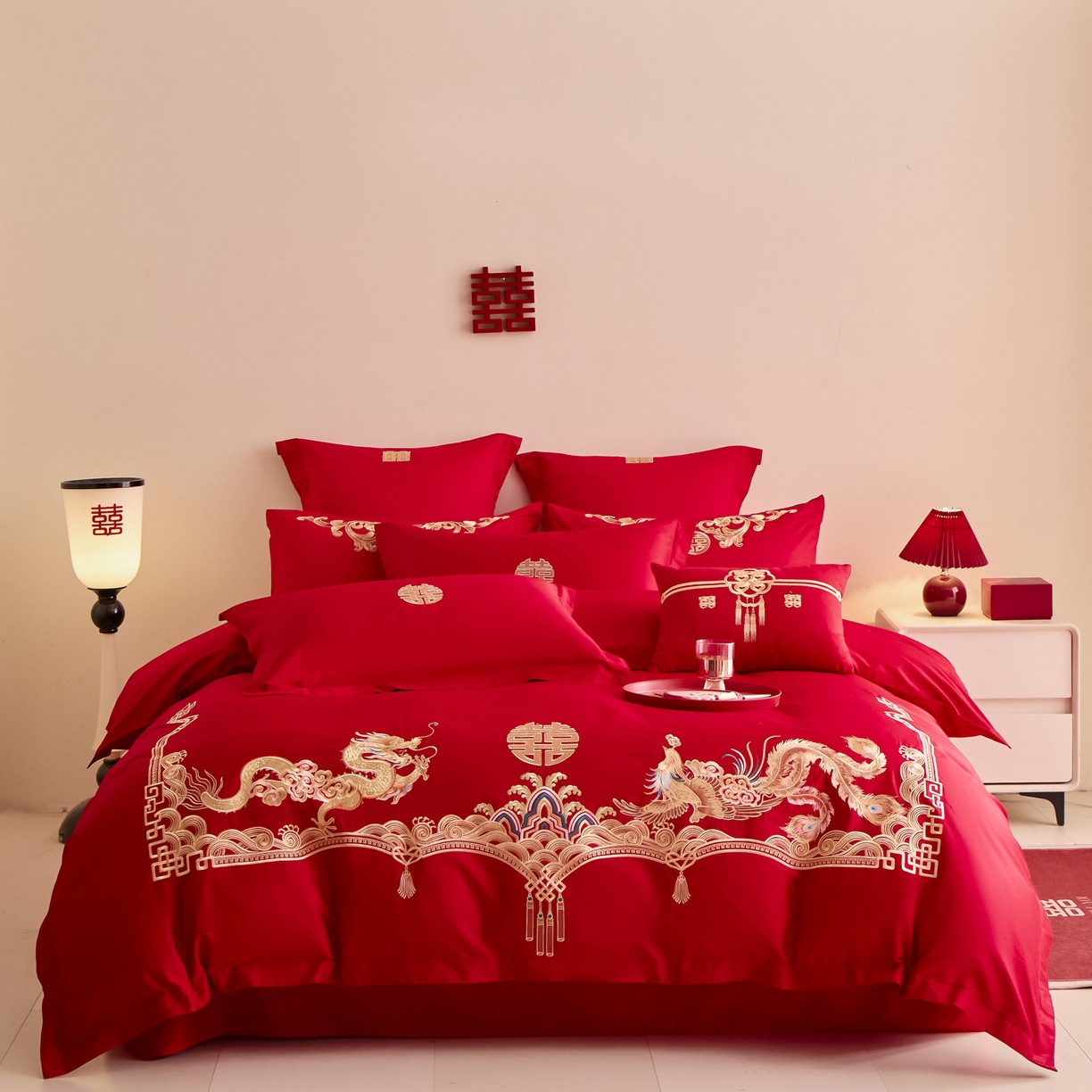 91家纺网 家纺一手货源 找家纺 （总）东方合美（原：皇家传奇） 2025新款婚庆小红书化纤系列二