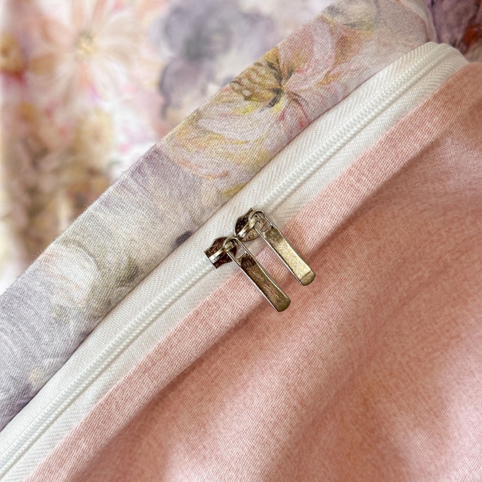 91家纺网 家纺一手货源 找家纺 海洋家纺 2025新款100%全棉磨毛数码印花四件套加厚全棉四件套-提供买家秀 忆梦 粉