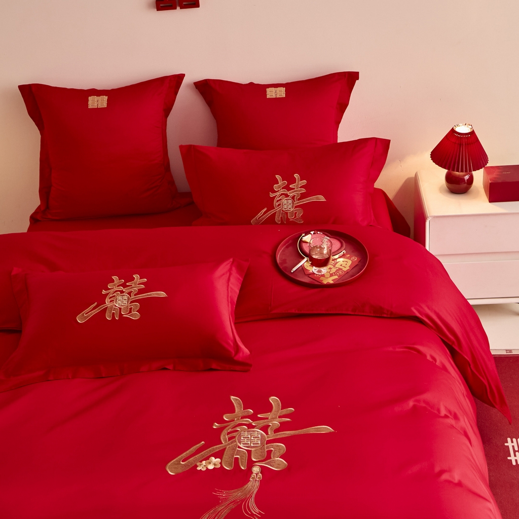 91家纺网 家纺一手货源 找家纺 （总）东方合美（原：皇家传奇） 2025新款婚庆小红书化纤系列二