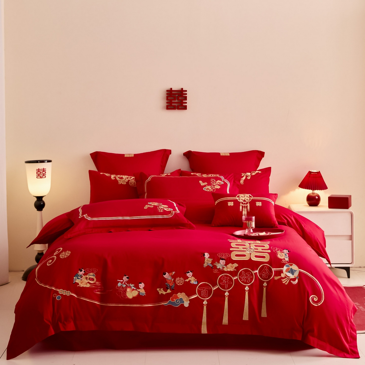 东方合美（原：皇家传奇） 2025新款婚庆小红书化纤系列二 吉祥