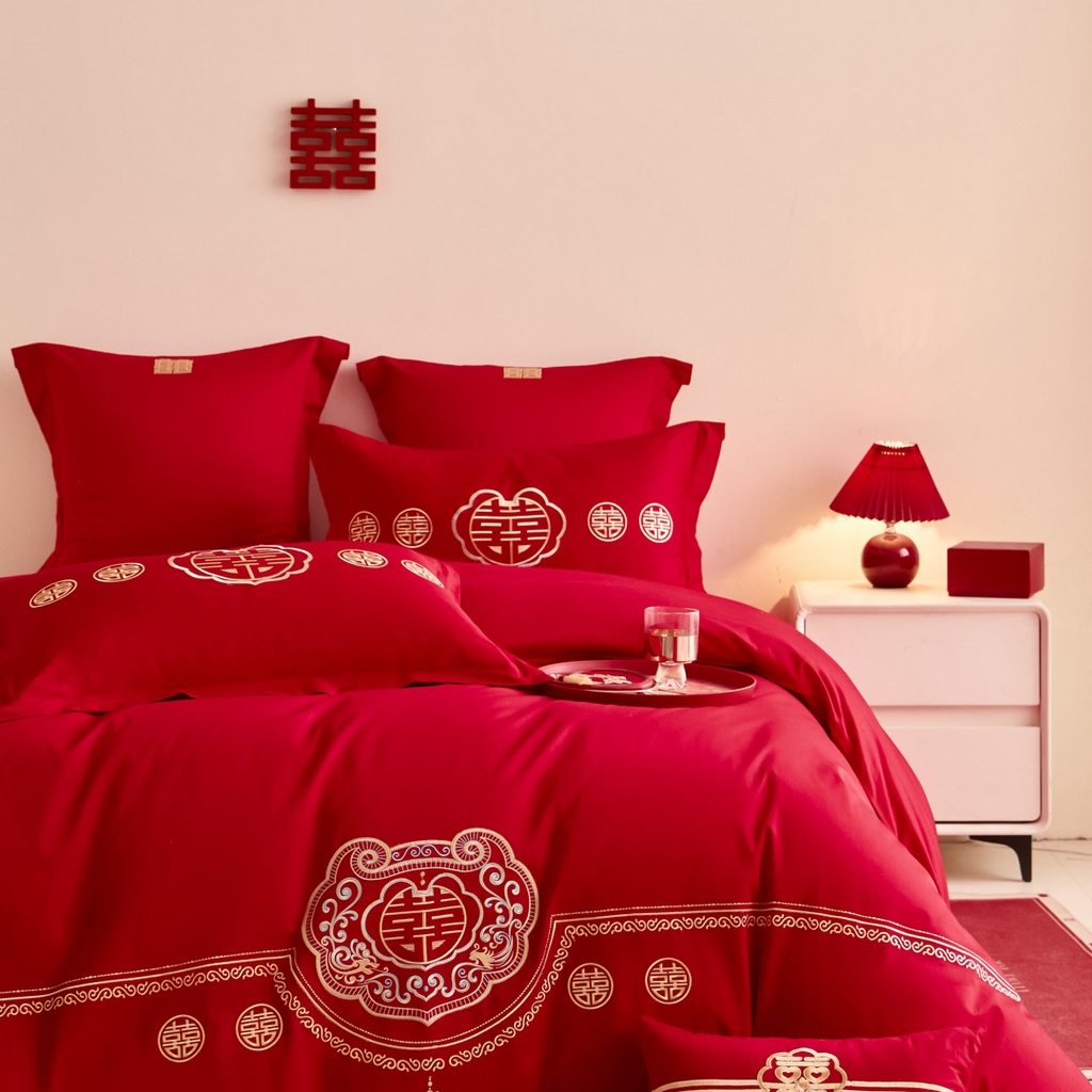 91家纺网 家纺一手货源 找家纺 东方合美（原：皇家传奇） 2025新款婚庆小红书化纤系列二 如意