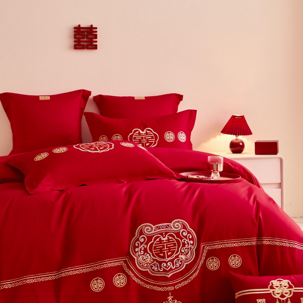 91家纺网 家纺一手货源 找家纺 东方合美（原：皇家传奇） 2025新款婚庆小红书化纤系列二 如意