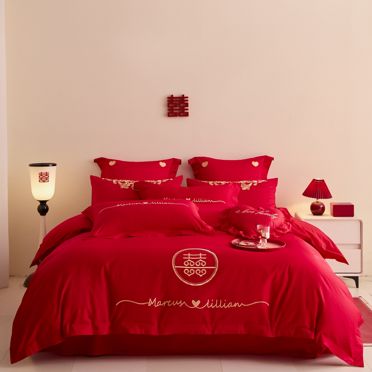 东方合美（原：皇家传奇） 2025新款婚庆小红书化纤系列二 喜上加喜