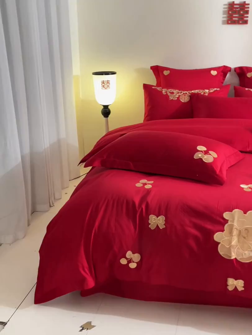 91家纺网 家纺一手货源 找家纺 东方合美（原：皇家传奇） 2025新款婚庆小红书化纤系列二 可爱