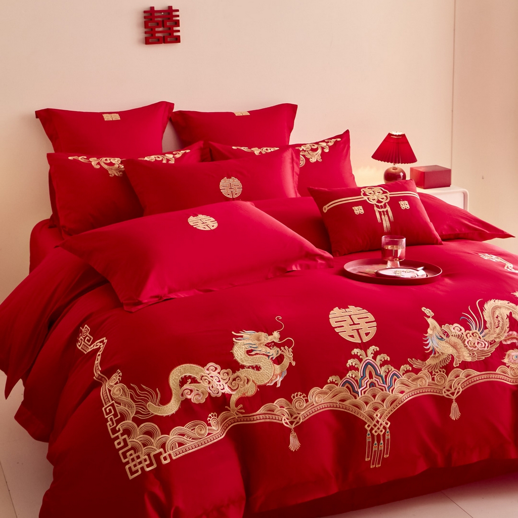 91家纺网 家纺一手货源 找家纺 东方合美（原：皇家传奇） 2025新款婚庆小红书化纤系列二 幸福约定