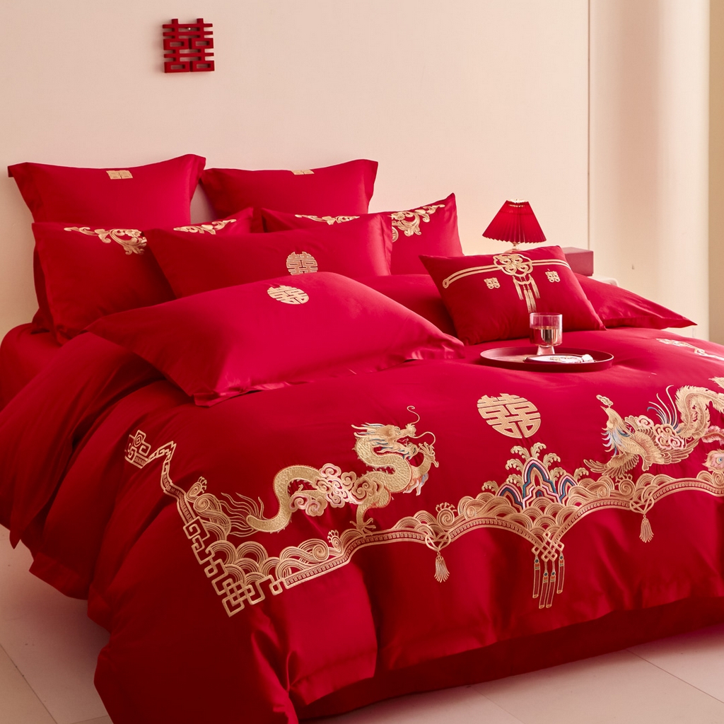 91家纺网 家纺一手货源 找家纺 东方合美（原：皇家传奇） 2025新款婚庆小红书化纤系列二 幸福约定