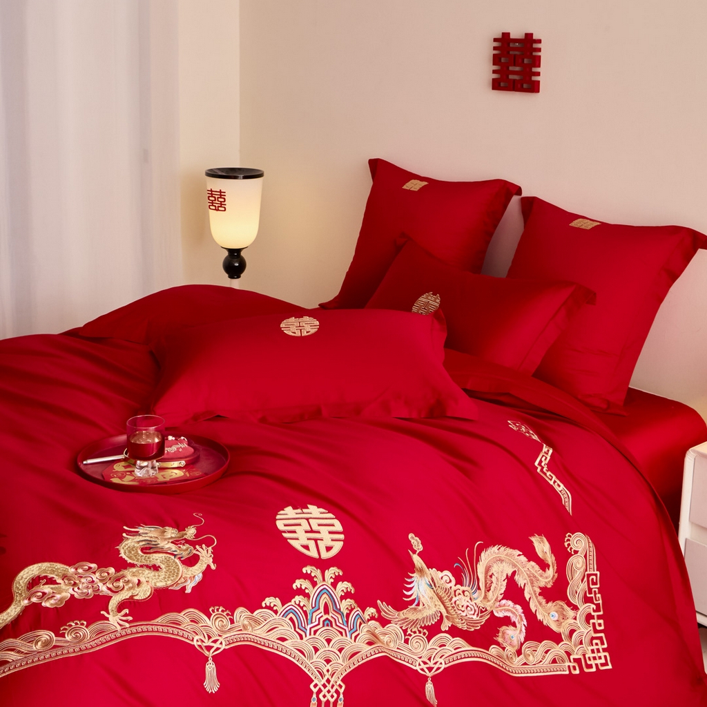 91家纺网 家纺一手货源 找家纺 东方合美（原：皇家传奇） 2025新款婚庆小红书化纤系列二 幸福约定