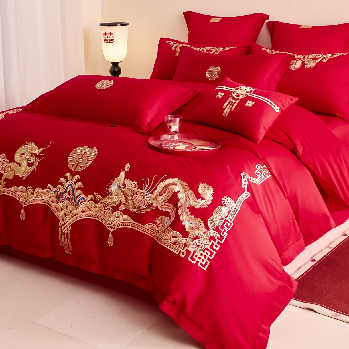 91家纺网 家纺一手货源 找家纺 东方合美（原：皇家传奇） 2025新款婚庆小红书化纤系列二 幸福约定