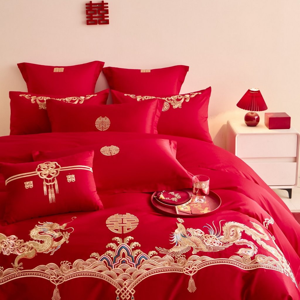 91家纺网 家纺一手货源 找家纺 东方合美（原：皇家传奇） 2025新款婚庆小红书化纤系列二 幸福约定