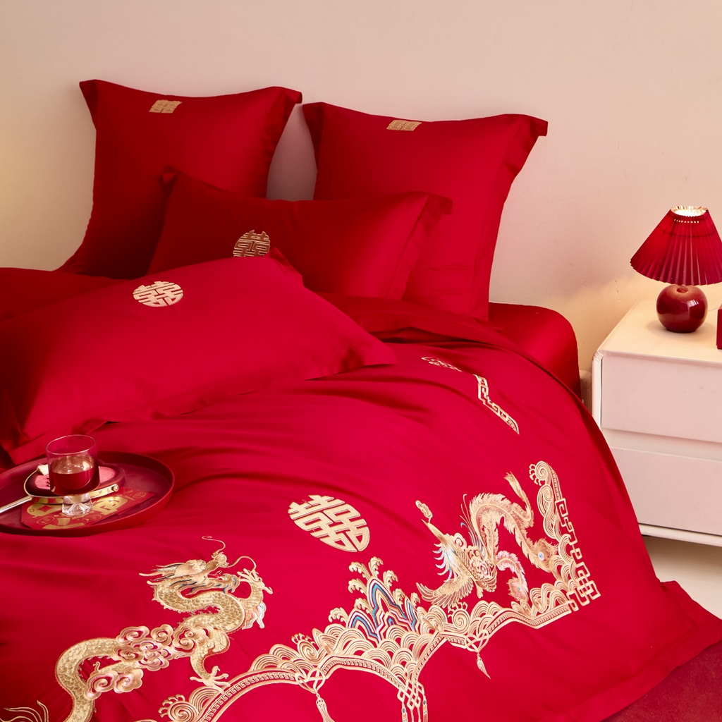 91家纺网 家纺一手货源 找家纺 东方合美（原：皇家传奇） 2025新款婚庆小红书化纤系列二 幸福约定