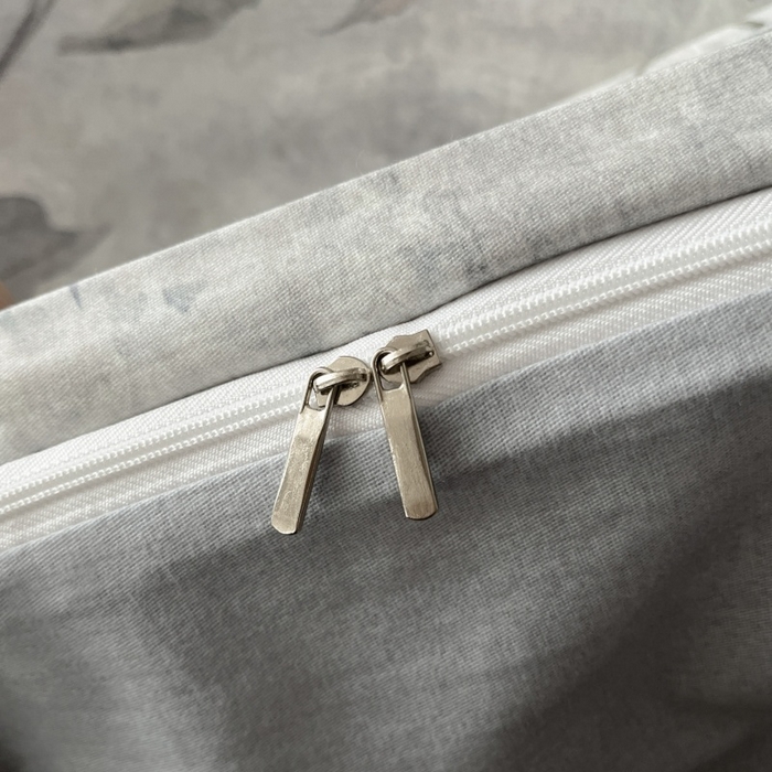 91家纺网 家纺一手货源 找家纺 海洋家纺 2025新款100%全棉磨毛数码印花四件套加厚全棉四件套-提供买家秀 琼枝 灰