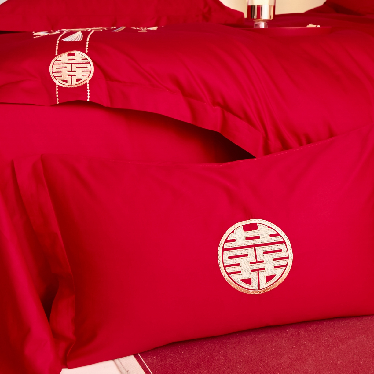 91家纺网 家纺一手货源 找家纺 东方合美（原：皇家传奇） 2025新款婚庆小红书化纤系列二 富贵吉祥