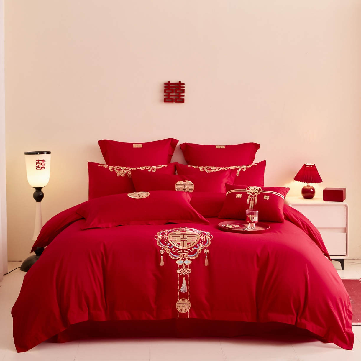 东方合美（原：皇家传奇） 2025新款婚庆小红书化纤系列二 富贵吉祥