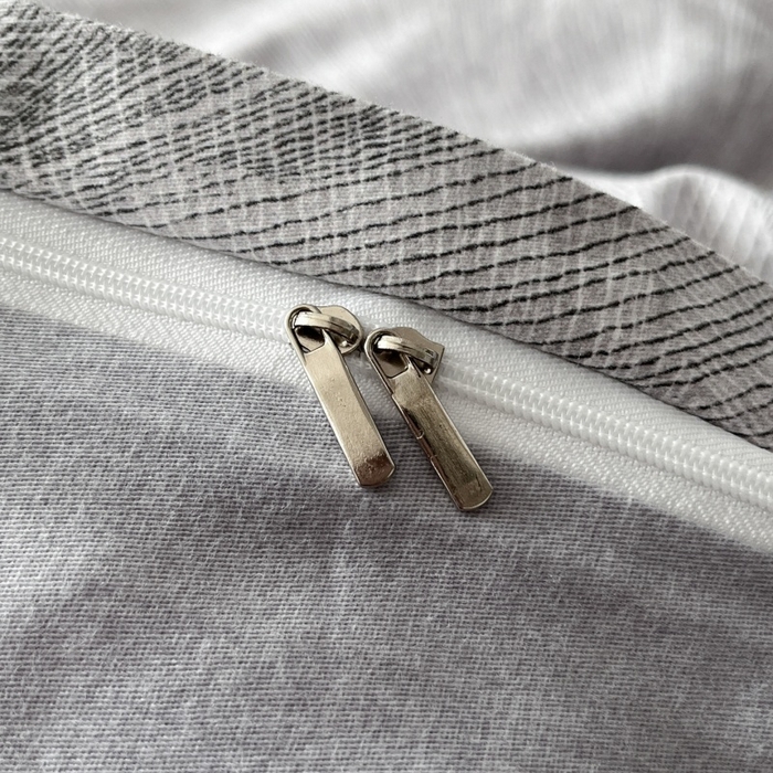 91家纺网 家纺一手货源 找家纺 海洋家纺 2025新款100%全棉磨毛数码印花四件套加厚全棉四件套-提供买家秀 羽弦 灰