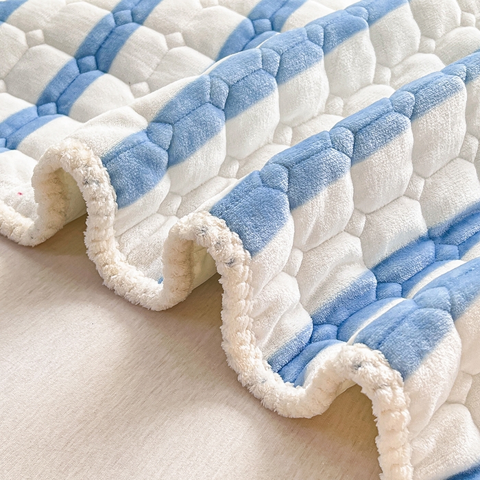 91家纺网 家纺一手货源 找家纺 徕米家居 2025新款牛奶绒加棉床盖品床盖单件单床盖 欢乐帕恰狗