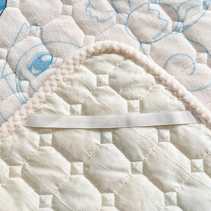 91家纺网 家纺一手货源 找家纺 徕米家居 2025新款牛奶绒加棉床盖品床盖单件单床盖 杰尼龟