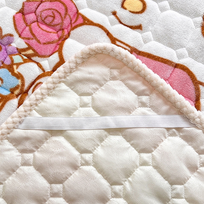 91家纺网 家纺一手货源 找家纺 （总）徕米家居 2025新款牛奶绒加棉床盖品床盖单件单床盖