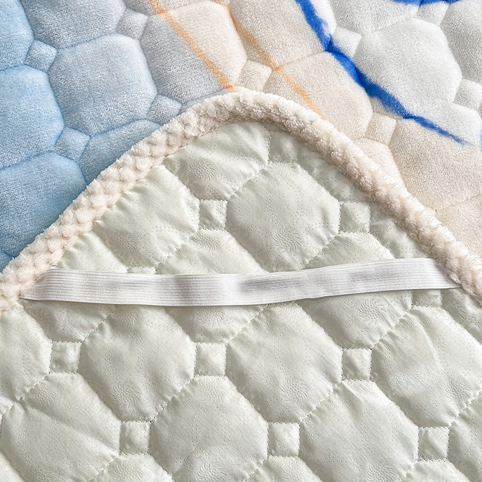 91家纺网 家纺一手货源 找家纺 徕米家居 2025新款牛奶绒加棉床盖品床盖单件单床盖 大版大耳狗