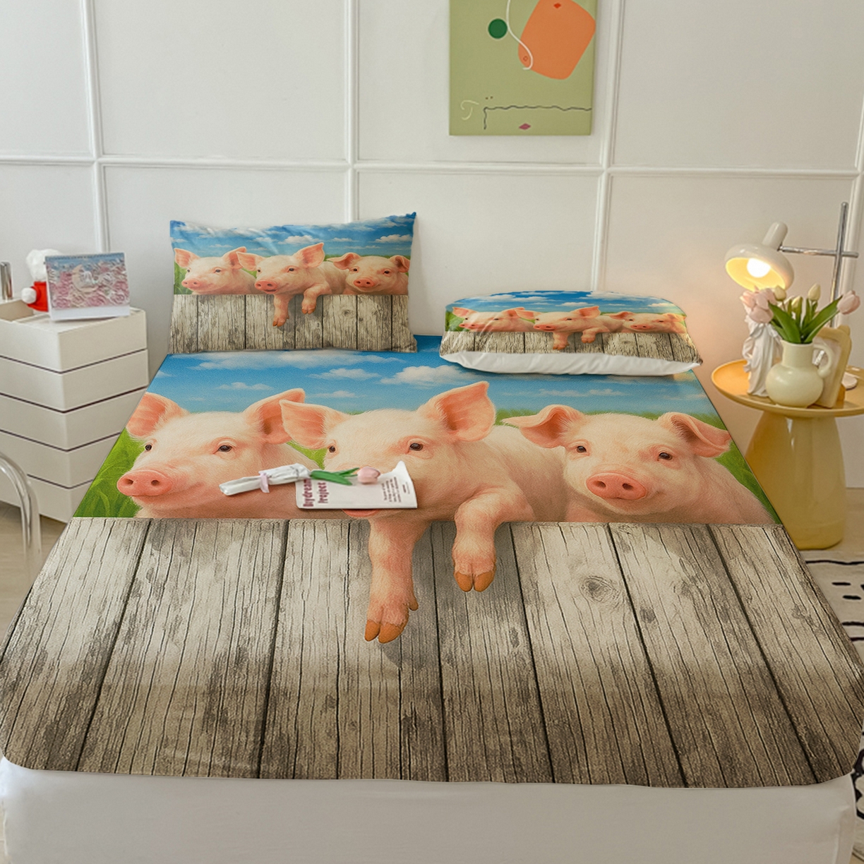 91家纺网 家纺一手货源 找家纺 （总）轩贝雅 2025新款跨境Pod工厂床笠单件床垫保护套保护罩-第一批