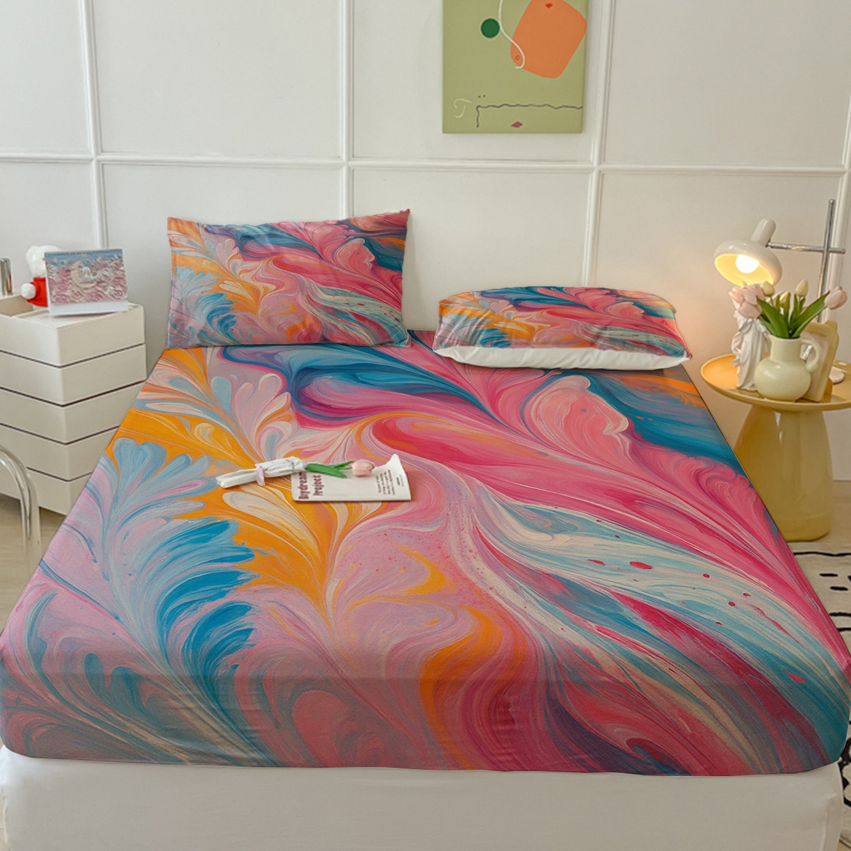 91家纺网 家纺一手货源 找家纺 （总）轩贝雅 2025新款跨境Pod工厂床笠单件床垫保护套保护罩-第一批