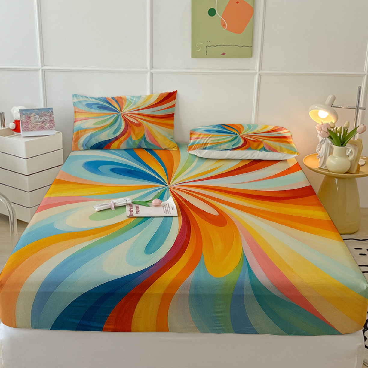 91家纺网 家纺一手货源 找家纺 （总）轩贝雅 2025新款跨境Pod工厂床笠单件床垫保护套保护罩-第一批