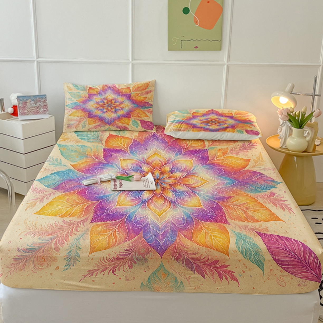 91家纺网 家纺一手货源 找家纺 （总）轩贝雅 2025新款跨境Pod工厂床笠单件床垫保护套保护罩-第一批