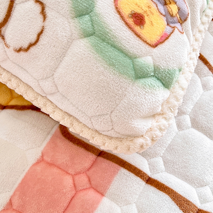 91家纺网 家纺一手货源 找家纺 （总）徕米家居 2025新款牛奶绒加棉床盖品床盖单件单床盖