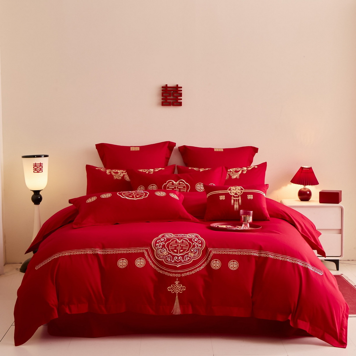 91家纺网 家纺一手货源 找家纺 （总）东方合美（原：皇家传奇） 2025新款婚庆小红书化纤系列二