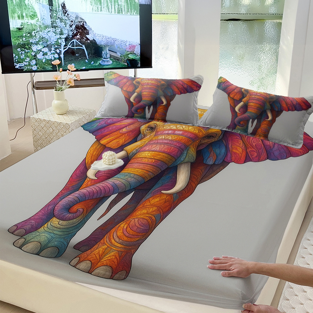 91家纺网 家纺一手货源 找家纺 （总）轩贝雅 2025新款跨境Pod工厂床笠单件床垫保护套保护罩-第一批