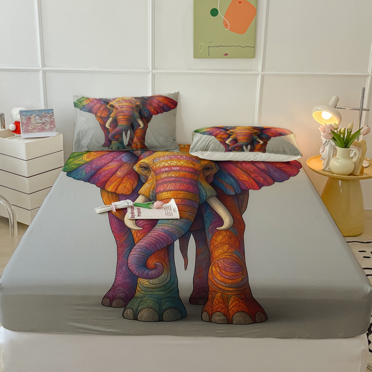 （总）轩贝雅 2025新款跨境Pod工厂床笠单件床垫保护套保护罩-第一批