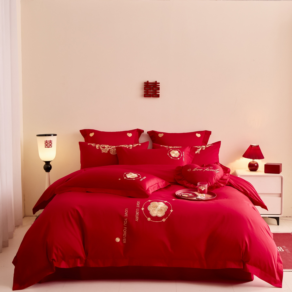 91家纺网 家纺一手货源 找家纺 （总）东方合美（原：皇家传奇） 2025新款婚庆小红书化纤系列二