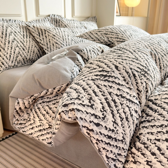 91家纺网 家纺一手货源 找家纺 （总）典曼家纺 2025新款原棉加厚磨毛印花四件套