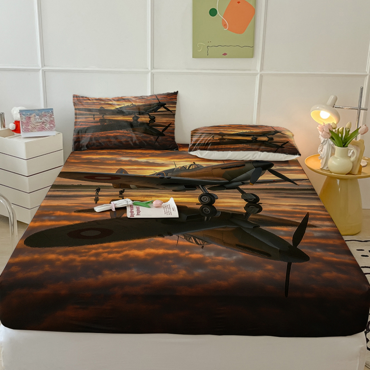 91家纺网 家纺一手货源 找家纺 （总）轩贝雅 2025新款跨境Pod工厂床笠单件床垫保护套保护罩-第二批