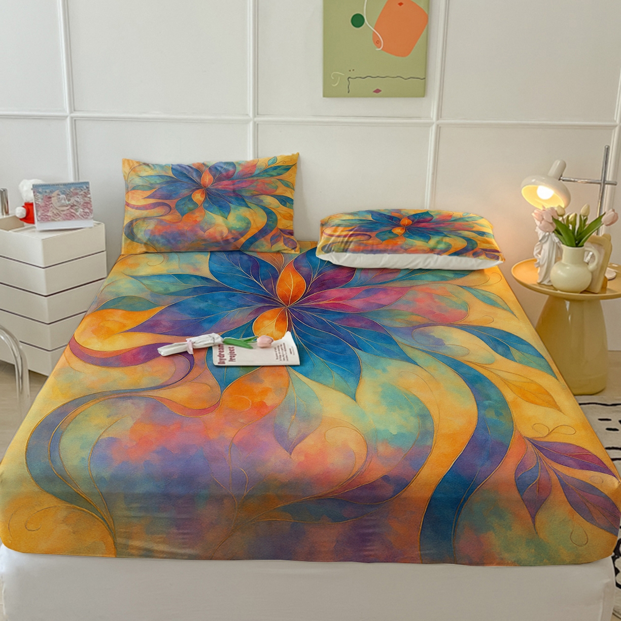 91家纺网 家纺一手货源 找家纺 （总）轩贝雅 2025新款跨境Pod工厂床笠单件床垫保护套保护罩-第二批