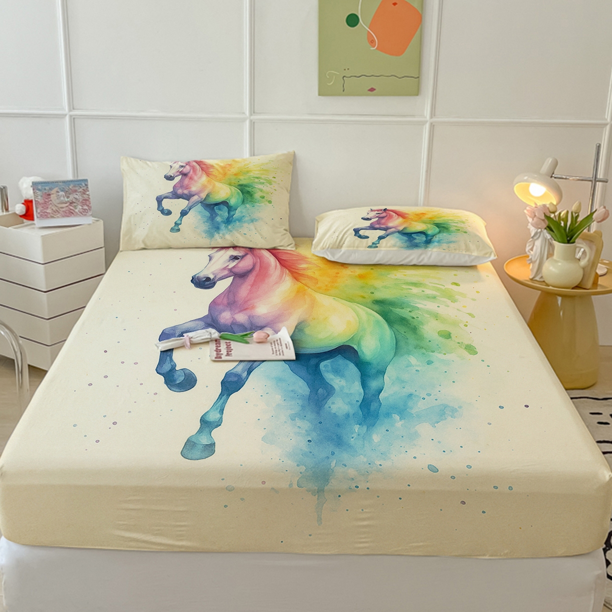 91家纺网 家纺一手货源 找家纺 （总）轩贝雅 2025新款跨境Pod工厂床笠单件床垫保护套保护罩-第二批