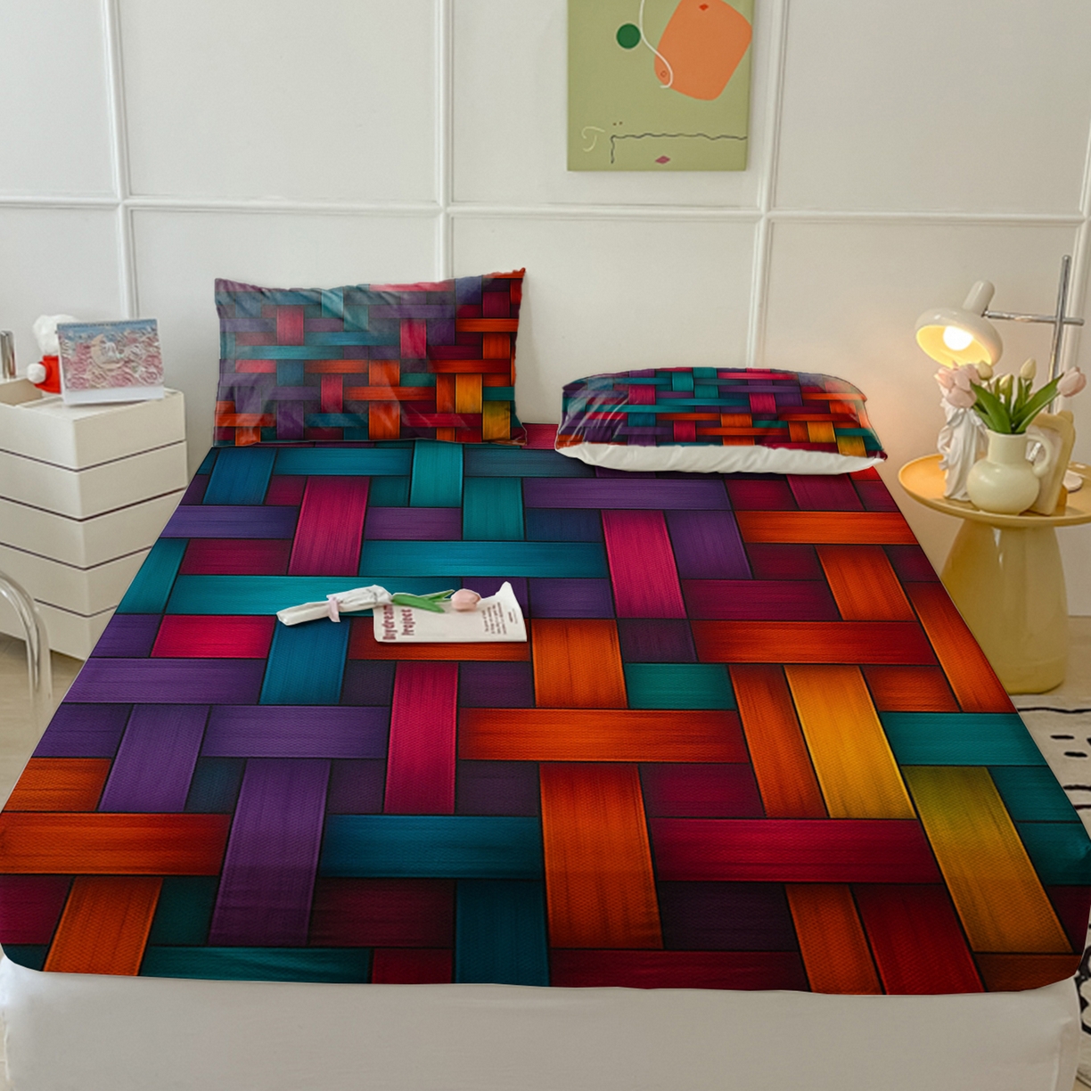 91家纺网 家纺一手货源 找家纺 （总）轩贝雅 2025新款跨境Pod工厂床笠单件床垫保护套保护罩-第二批