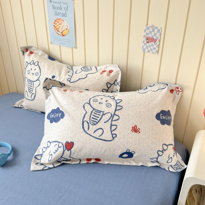 91家纺网 家纺一手货源 找家纺 典曼家纺 2025新款原棉加厚磨毛印花四件套 比心