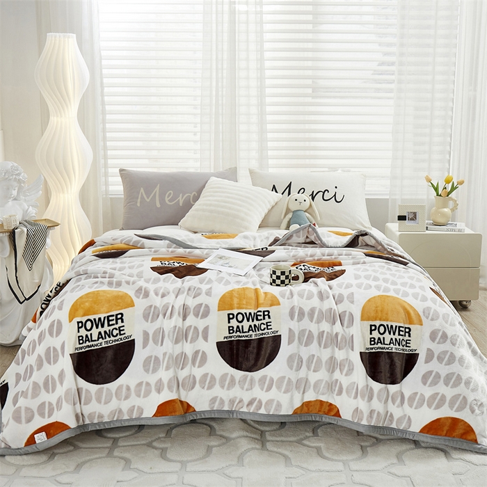 91家纺网 家纺一手货源 找家纺 悦织湾家纺 2025新款仿兔毛绒托斯仿兔毛绒毛毯纯色印花牛奶绒休闲盖毯午睡小毯子 约定