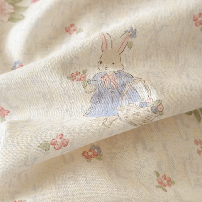 91家纺网 家纺一手货源 找家纺 典曼家纺 2025新款原棉加厚磨毛印花四件套 闲趣时光