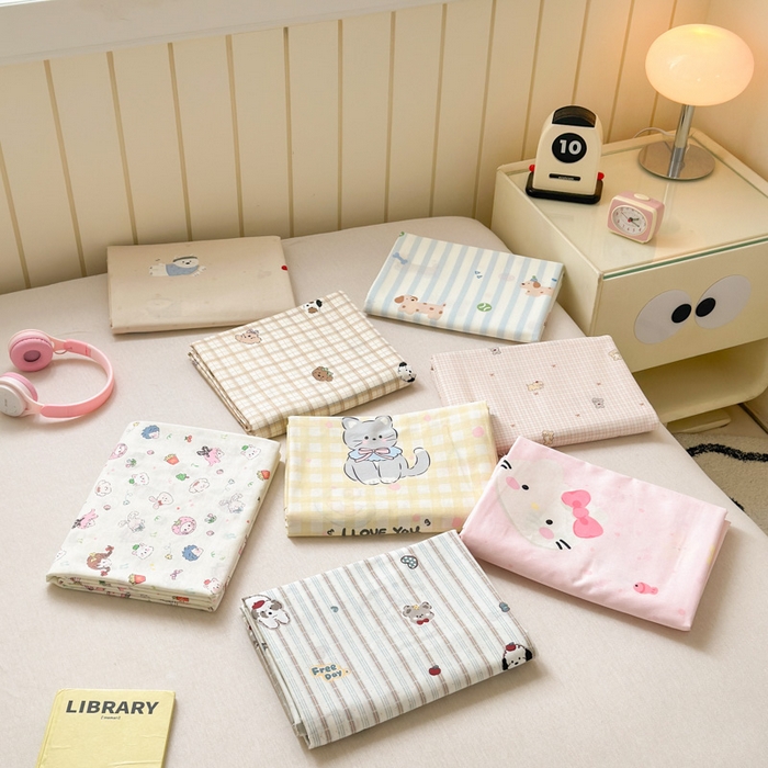 91家纺网 家纺一手货源 找家纺 （总）典曼家纺 2025新款40支学生季卡通印花床单单床单床单单件