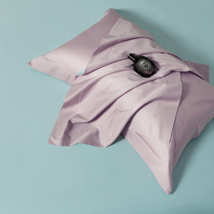 91家纺网 家纺一手货源 找家纺 柔觉家纺 柔系列A类100支长绒棉单品枕套 樱桃粉