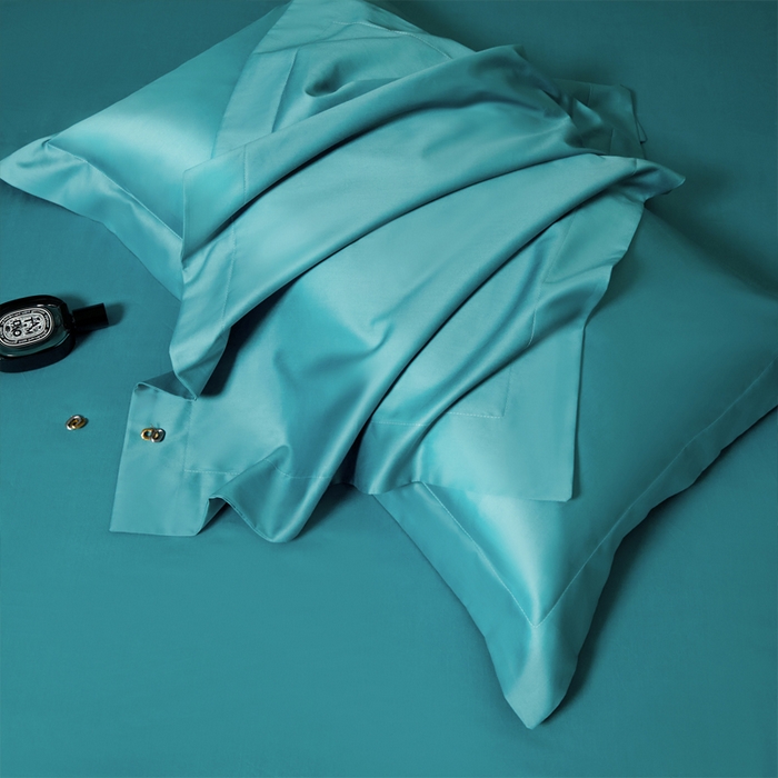 91家纺网 家纺一手货源 找家纺 柔觉家纺 柔系列A类100支长绒棉单品枕套 迈阿密兰