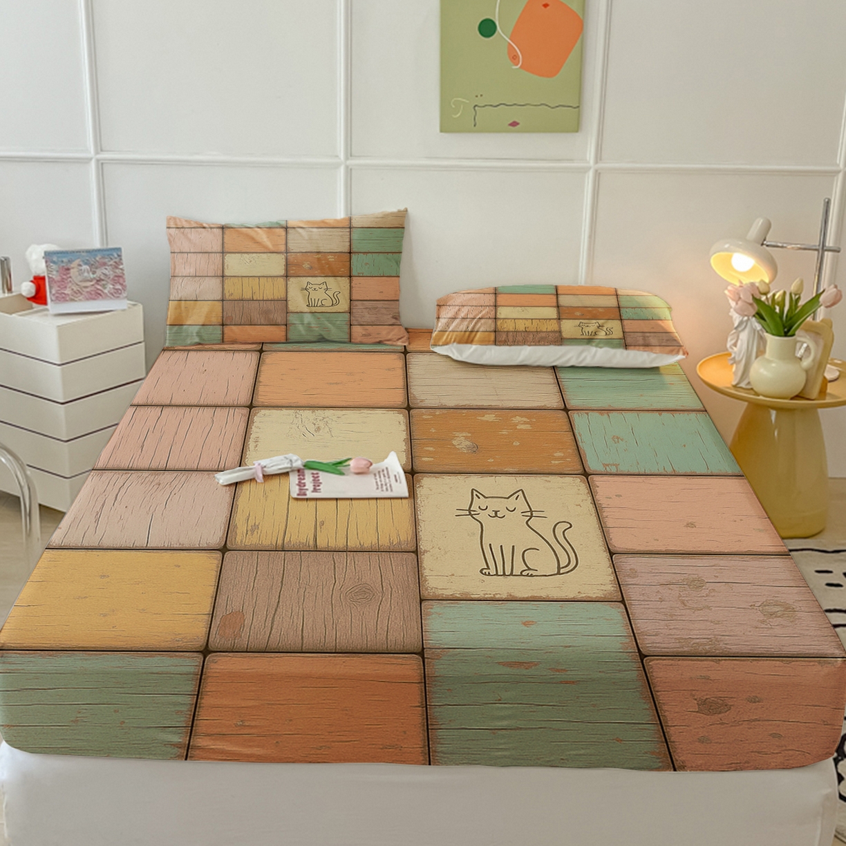 91家纺网 家纺一手货源 找家纺 （总）轩贝雅 2025新款跨境Pod工厂床笠单件床垫保护套保护罩-第三批