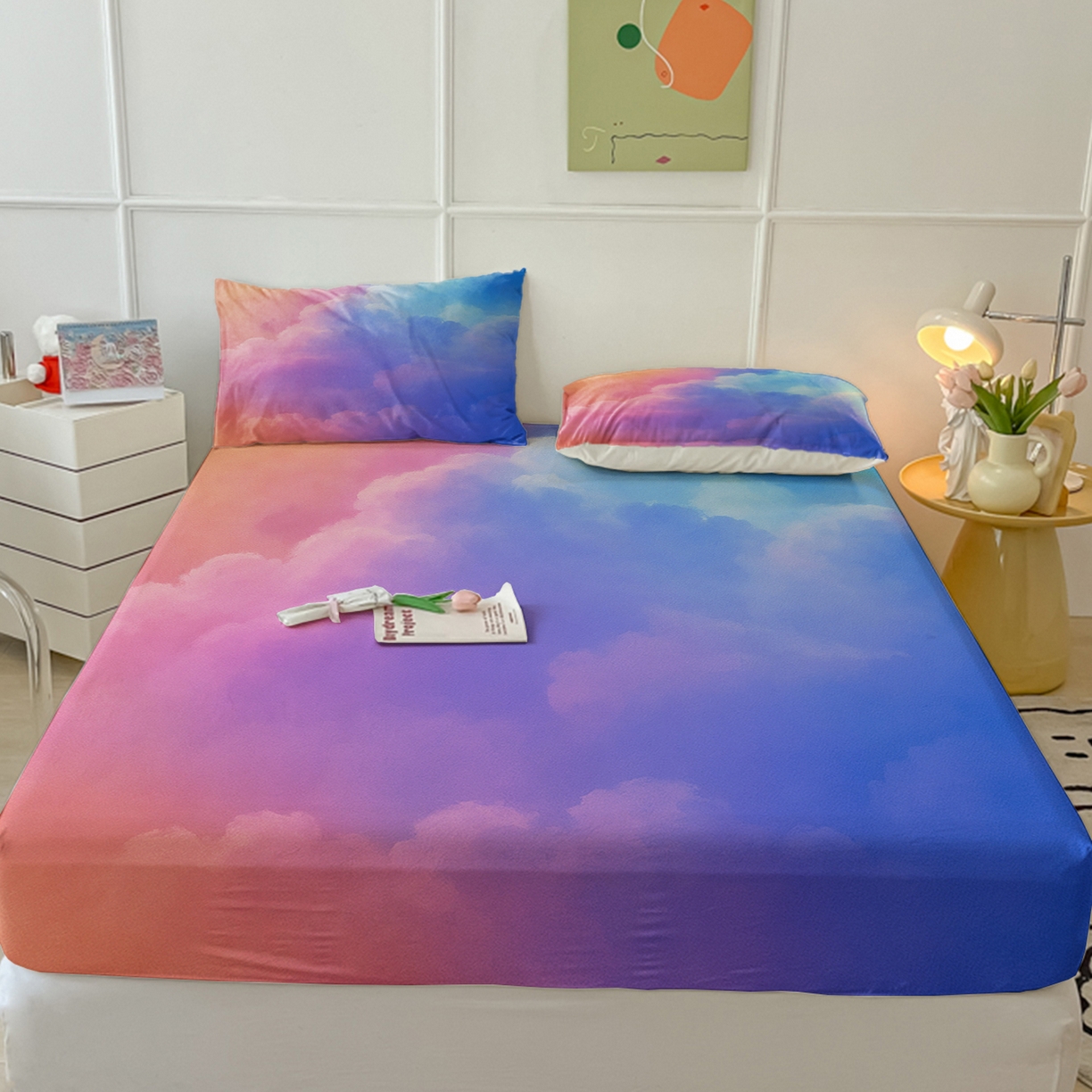 91家纺网 家纺一手货源 找家纺 （总）轩贝雅 2025新款跨境Pod工厂床笠单件床垫保护套保护罩-第三批