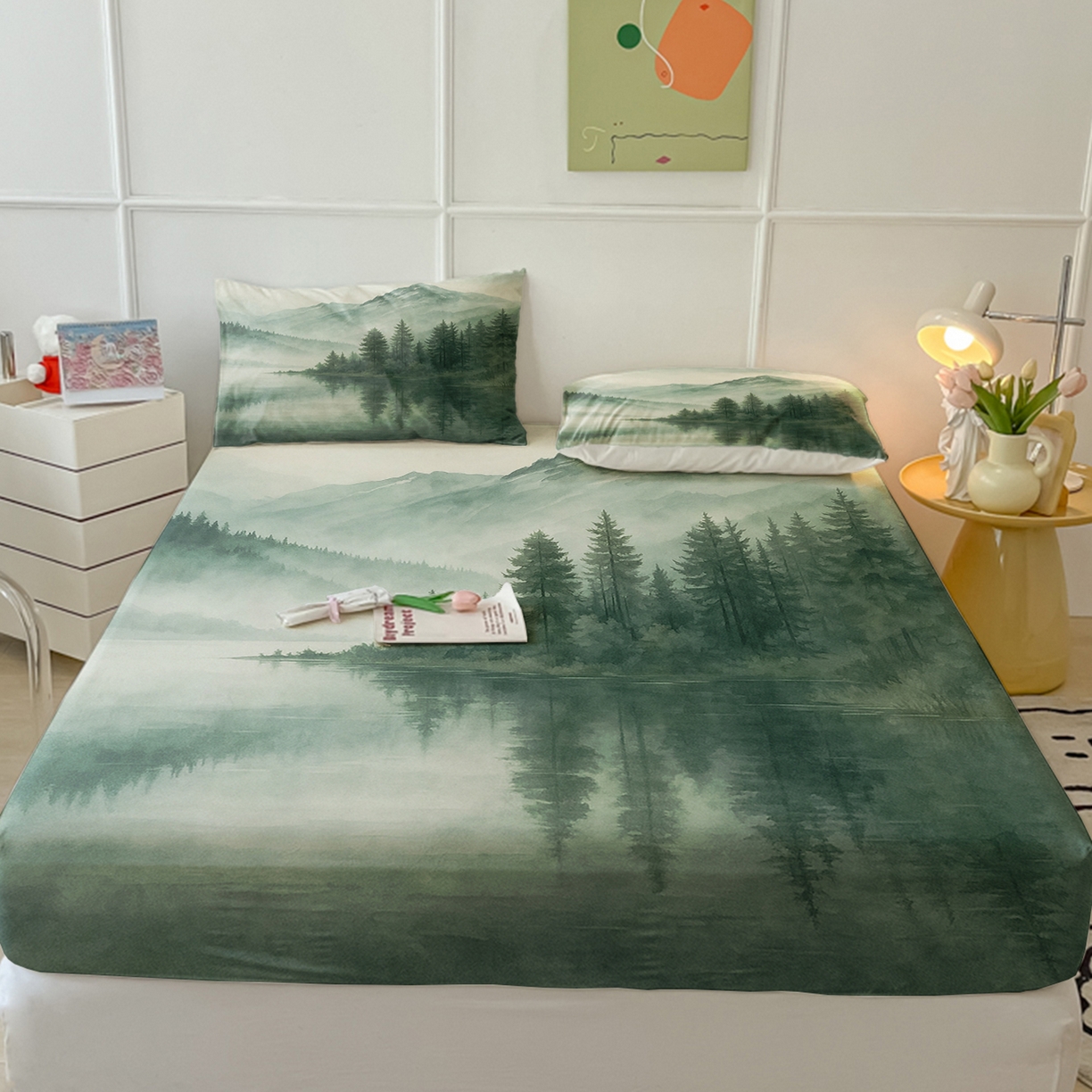 91家纺网 家纺一手货源 找家纺 （总）轩贝雅 2025新款跨境Pod工厂床笠单件床垫保护套保护罩-第三批