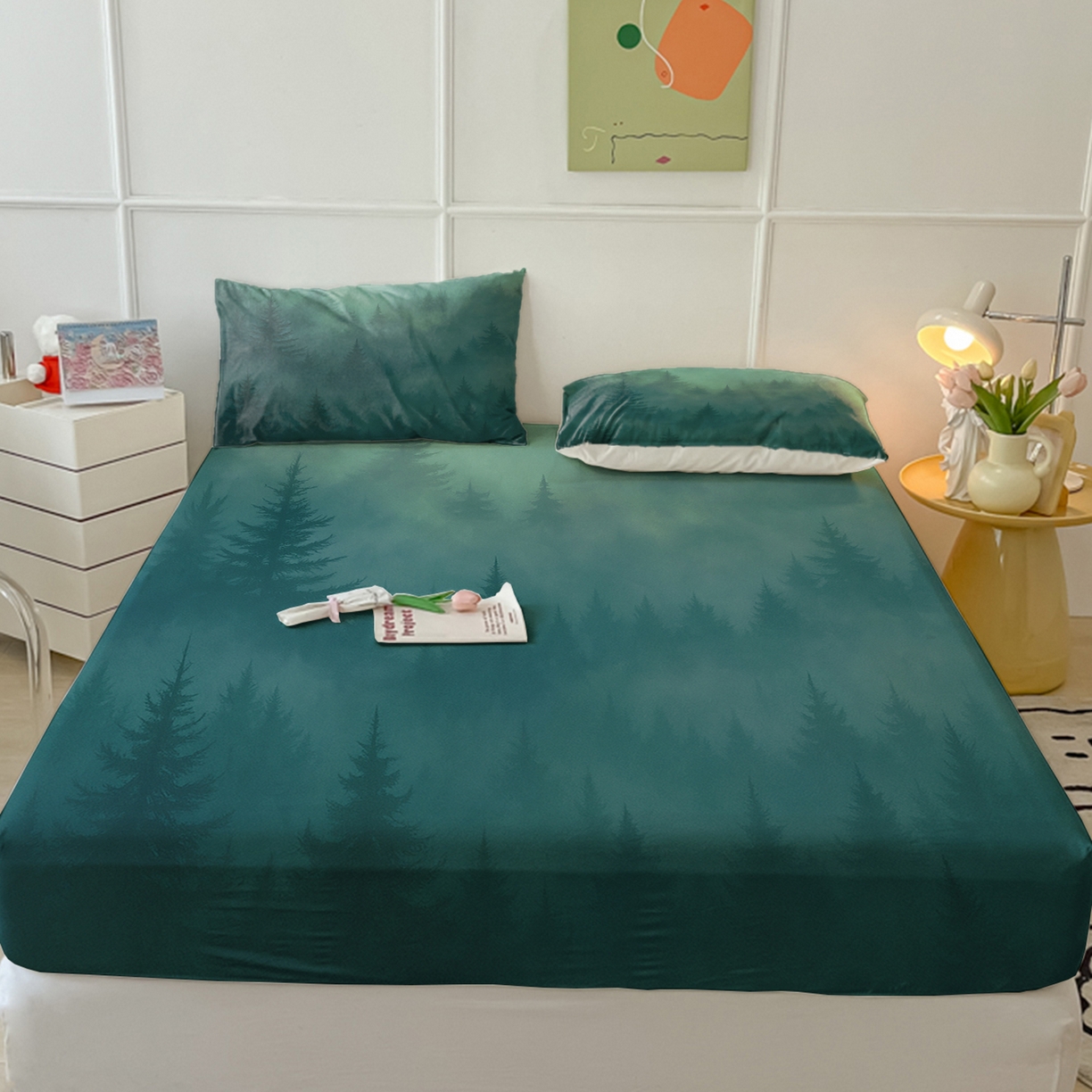 91家纺网 家纺一手货源 找家纺 （总）轩贝雅 2025新款跨境Pod工厂床笠单件床垫保护套保护罩-第三批